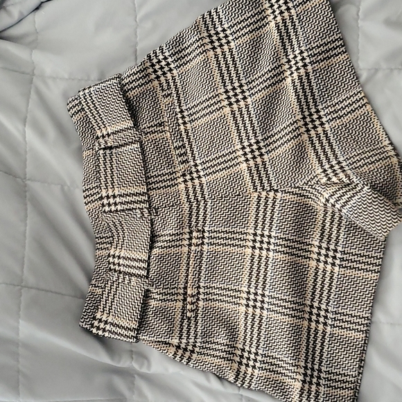 Zara Plaid Dress Shorts Size XS Vintage Zara - Picture 5 of 5